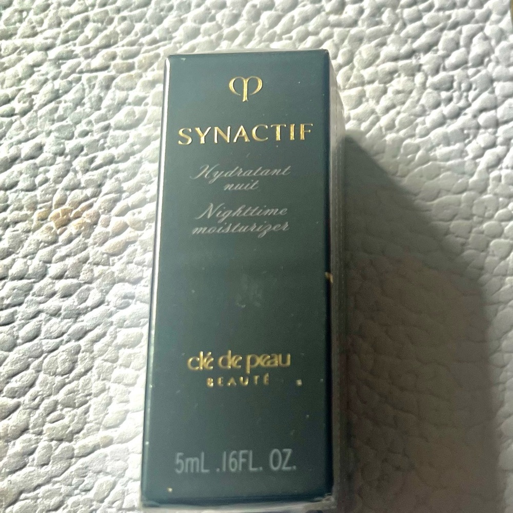 Rare!CLE DE PEAU BEAUTE Synactif Intensive Anti-aging  NIGHTTIME MOISTURISER 5ml